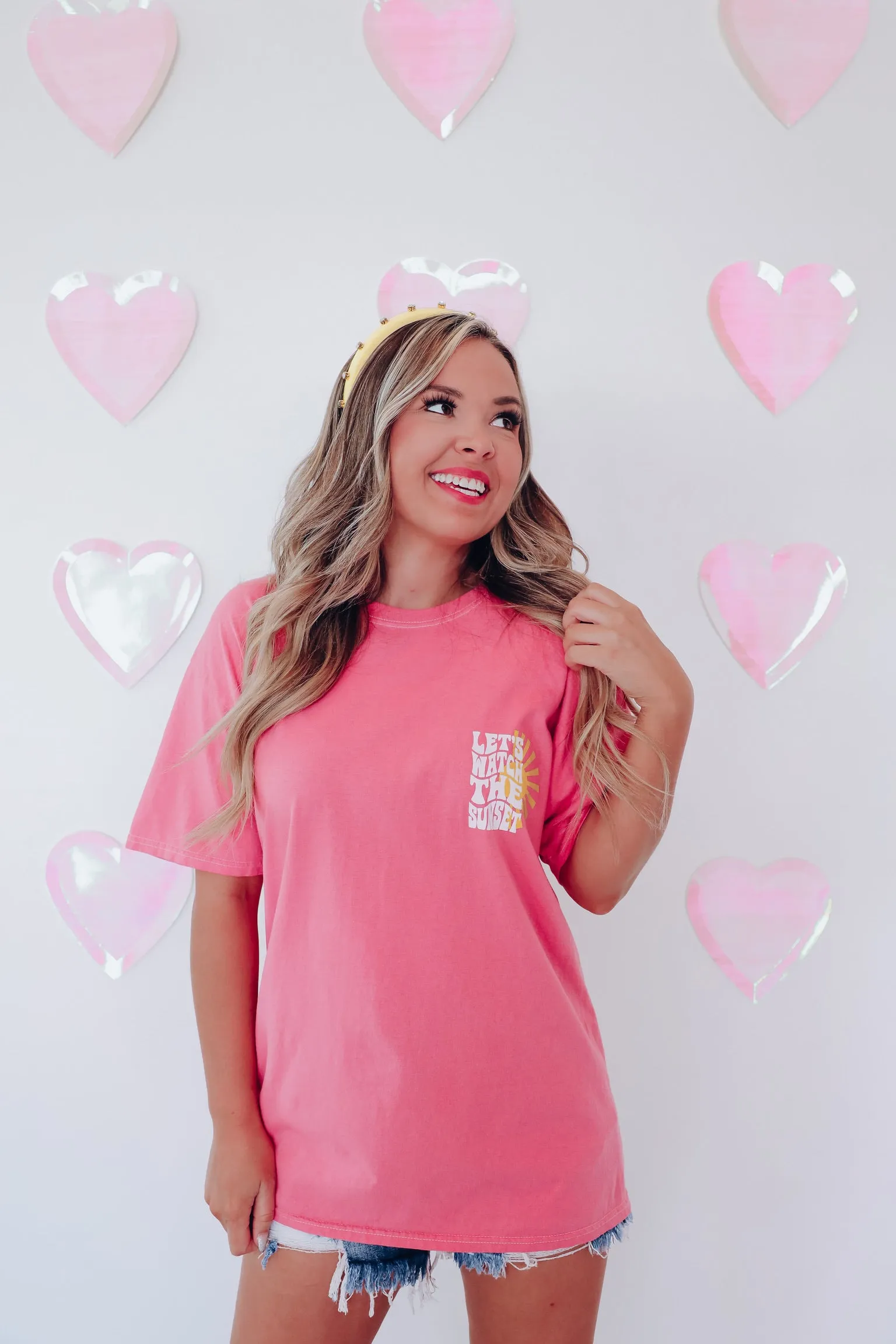 Let's Watch The Sunset Graphic Tee