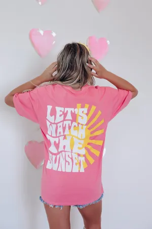 Let's Watch The Sunset Graphic Tee
