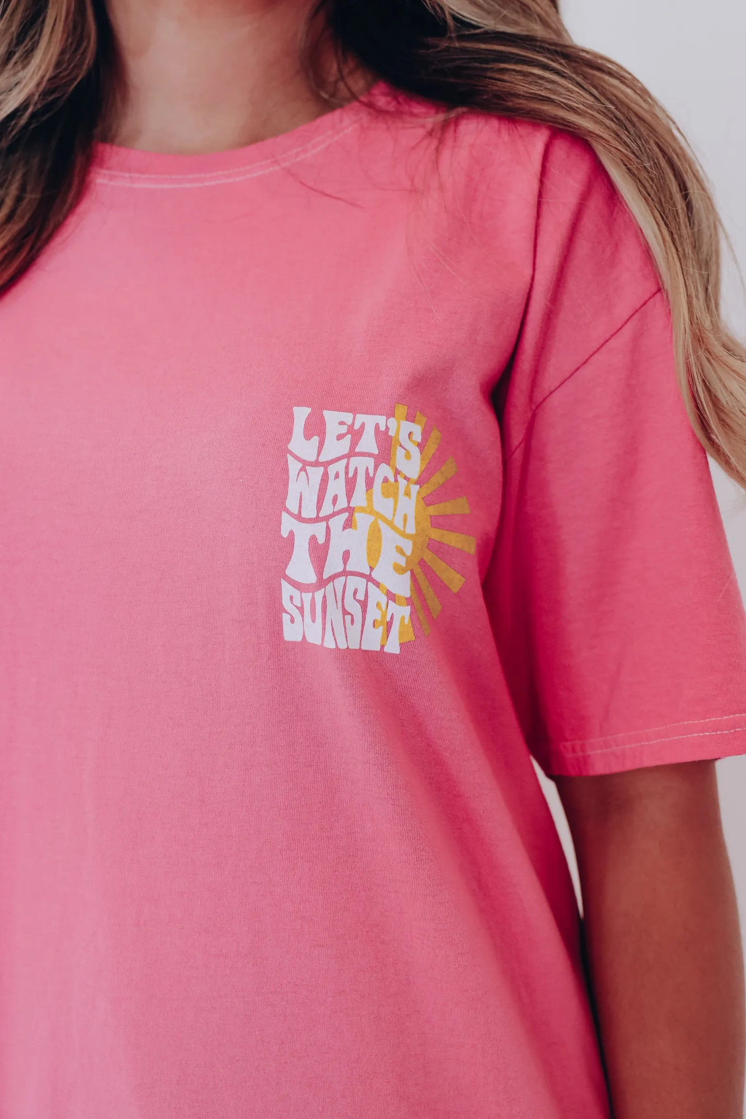 Let's Watch The Sunset Graphic Tee