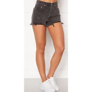 Levi's 501 Women's Gray Button Fly Distressed Shorts Size 30 NWT Classic