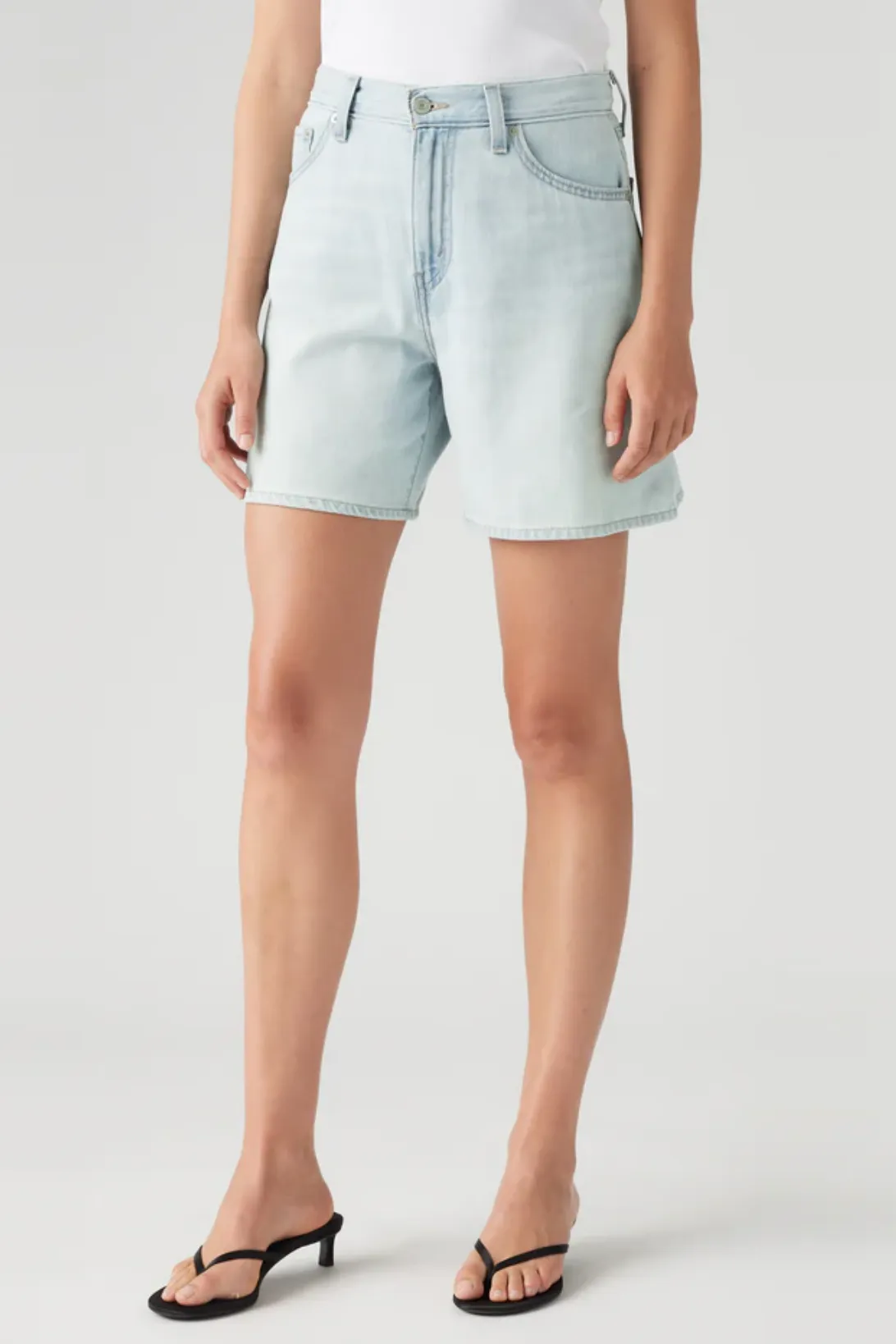 LEVI'S HIGH RISE BAGGY SHORTS - LUXURY TRIP