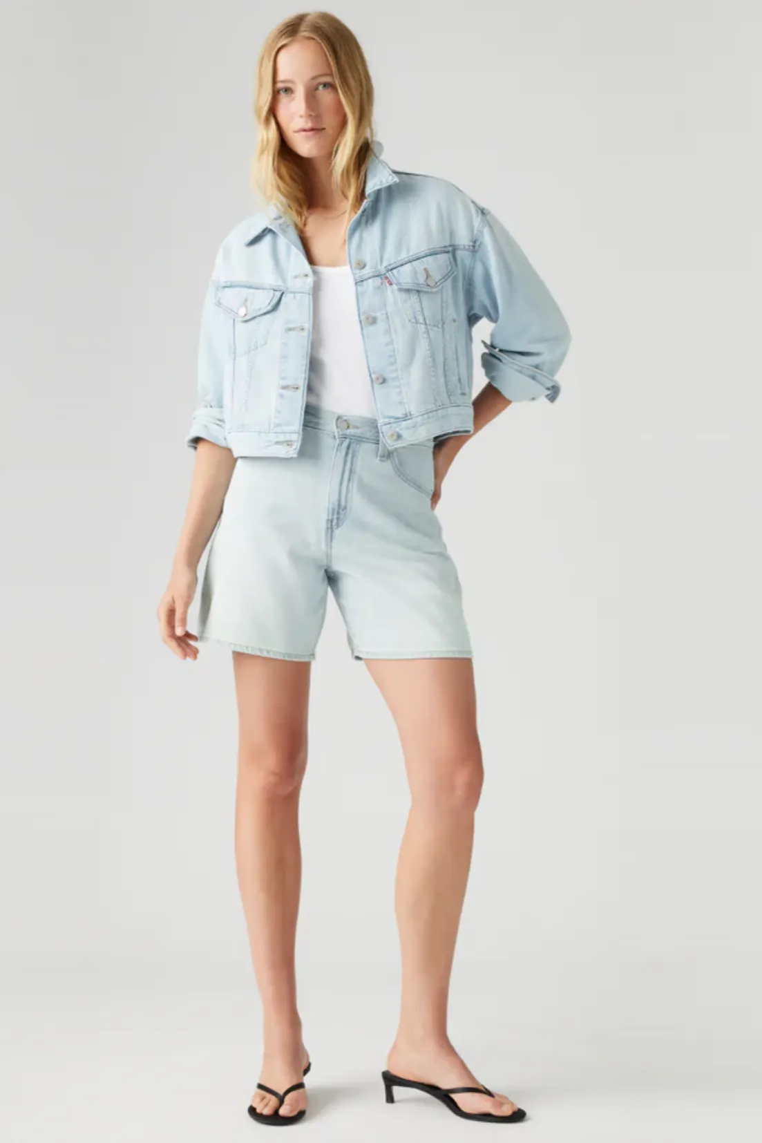 LEVI'S HIGH RISE BAGGY SHORTS - LUXURY TRIP