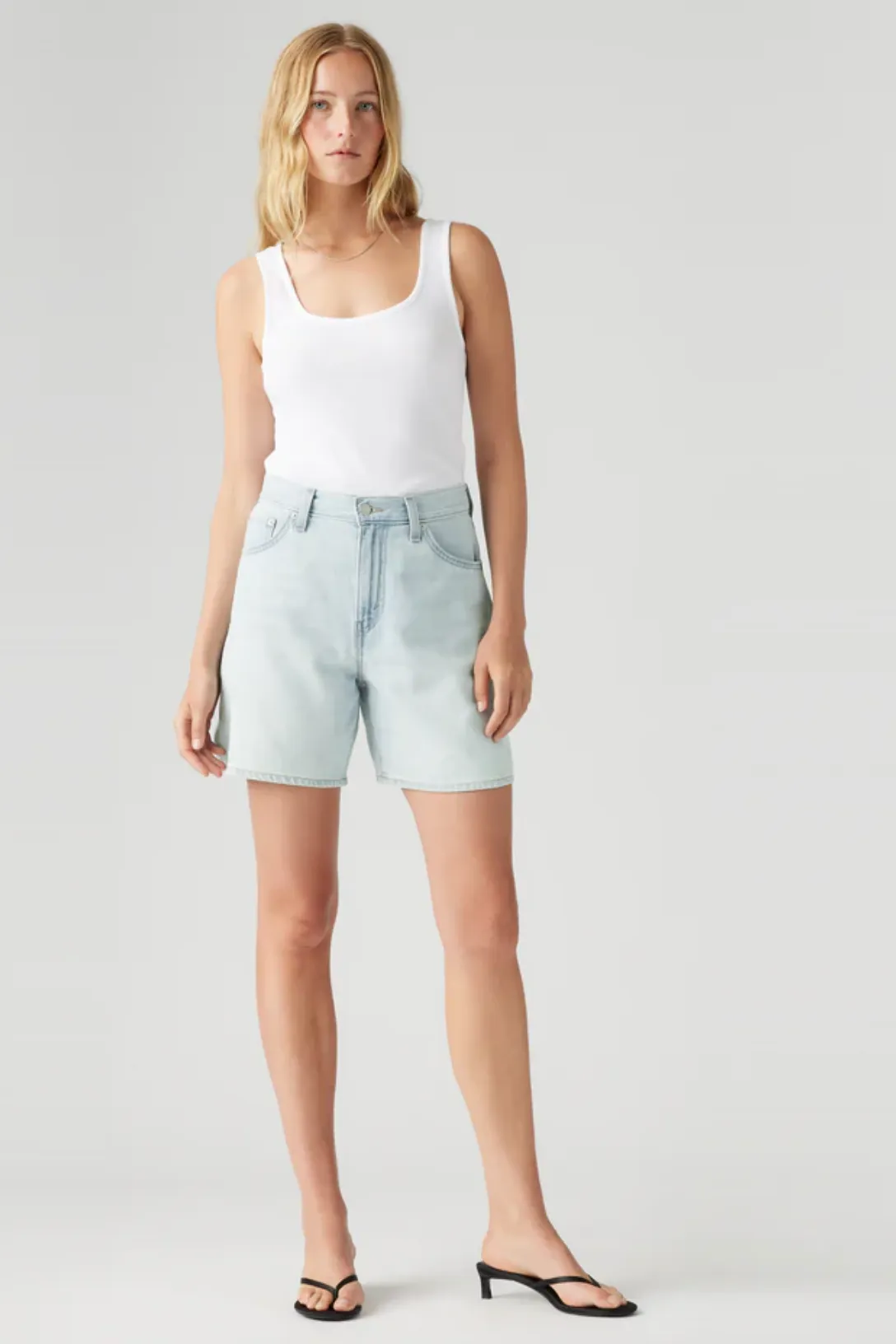 LEVI'S HIGH RISE BAGGY SHORTS - LUXURY TRIP