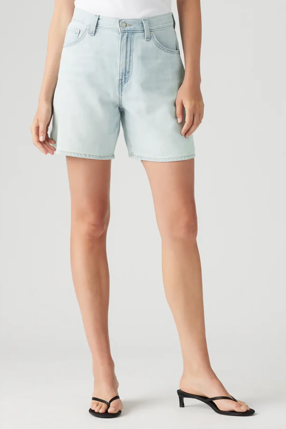 LEVI'S HIGH RISE BAGGY SHORTS - LUXURY TRIP
