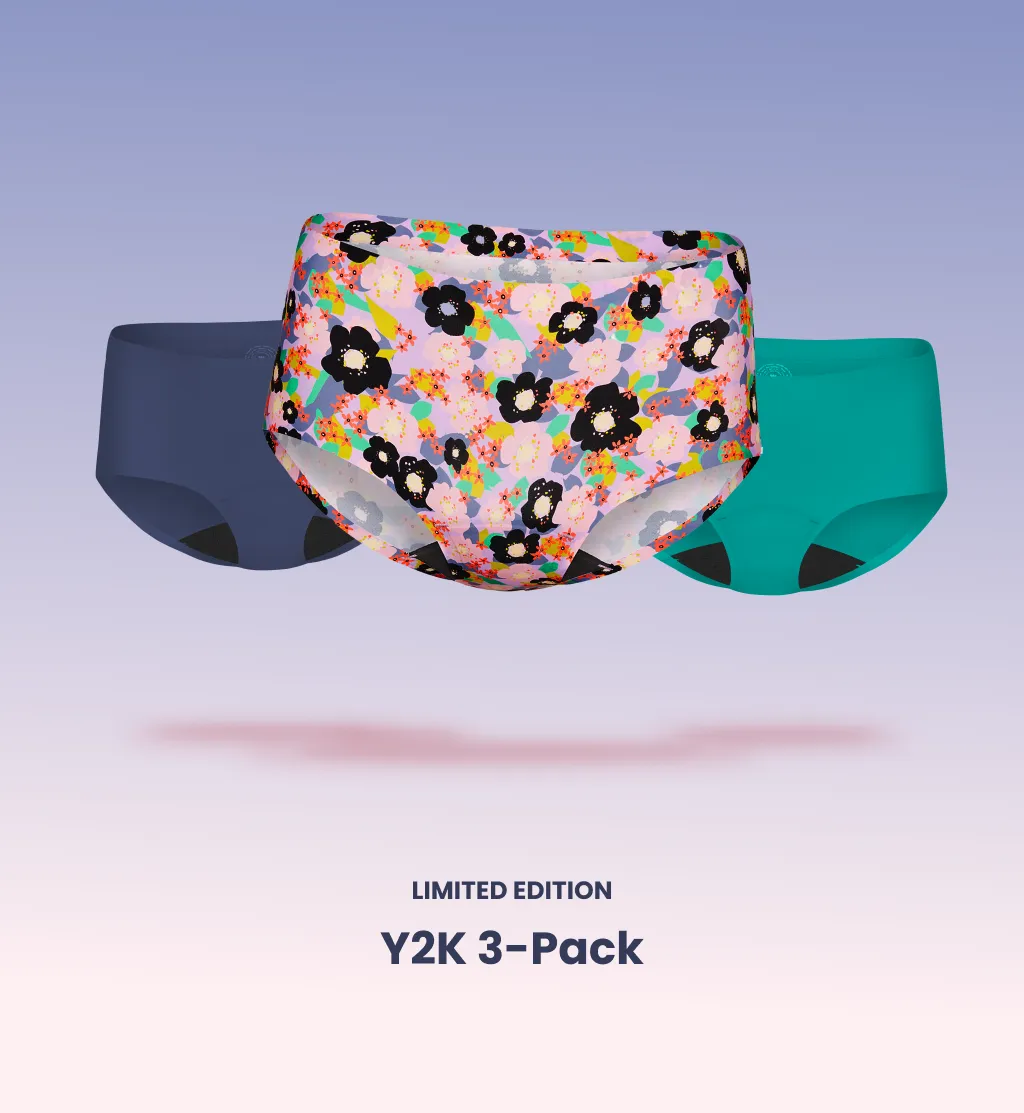 Light Leakproof No-Show Underwear Boyshort 3-Pack (4-Pack Item)