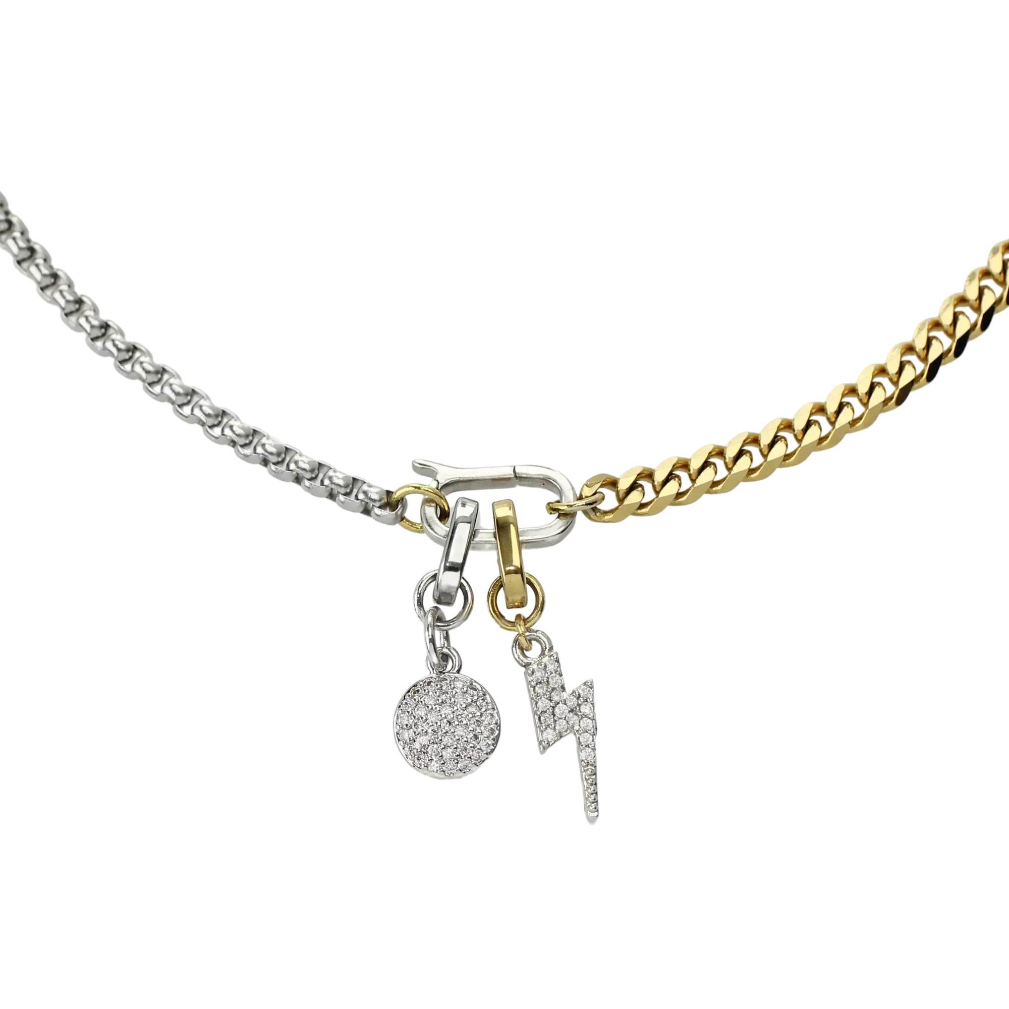 LIGHTING BOLT LINK CHARM