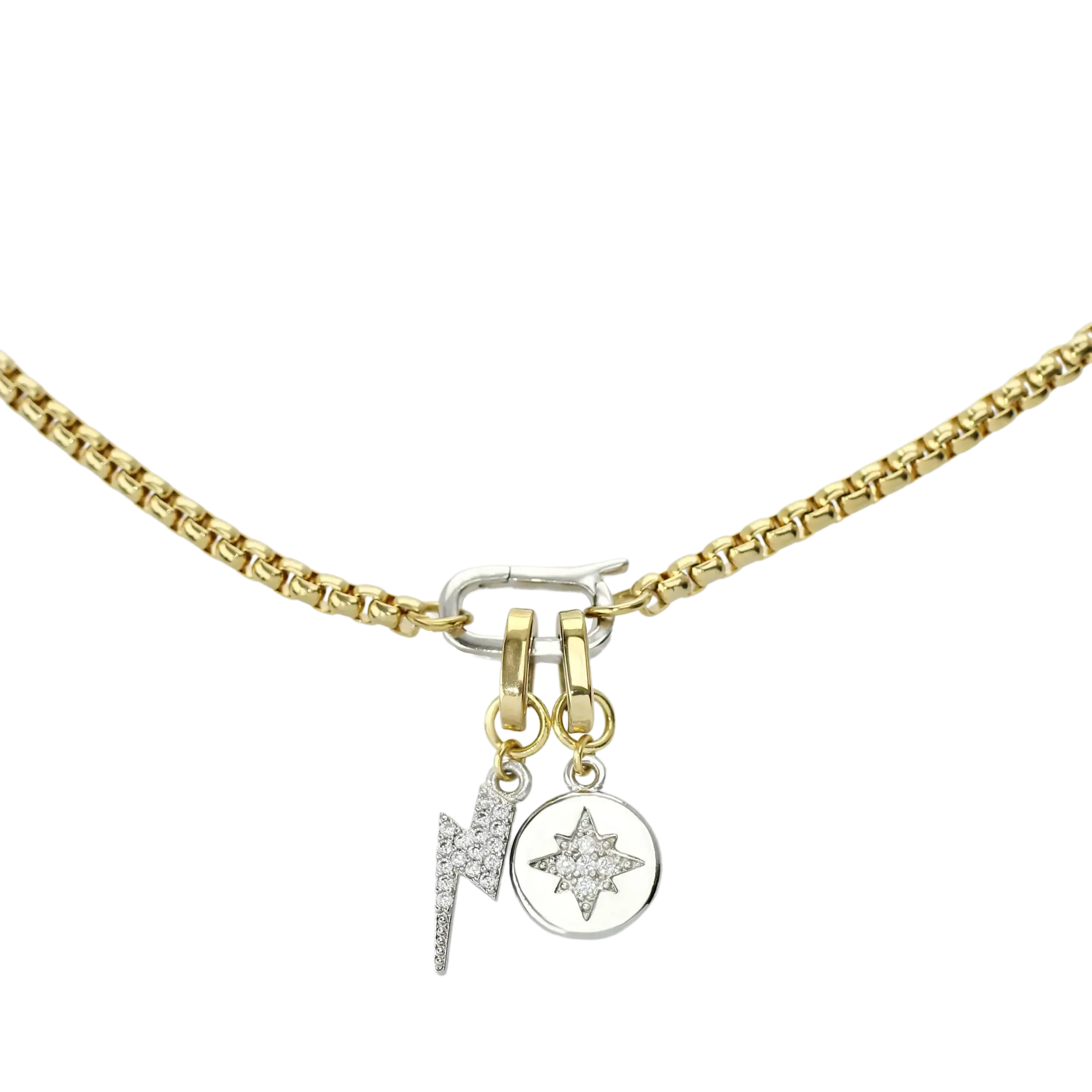 LIGHTING BOLT LINK CHARM
