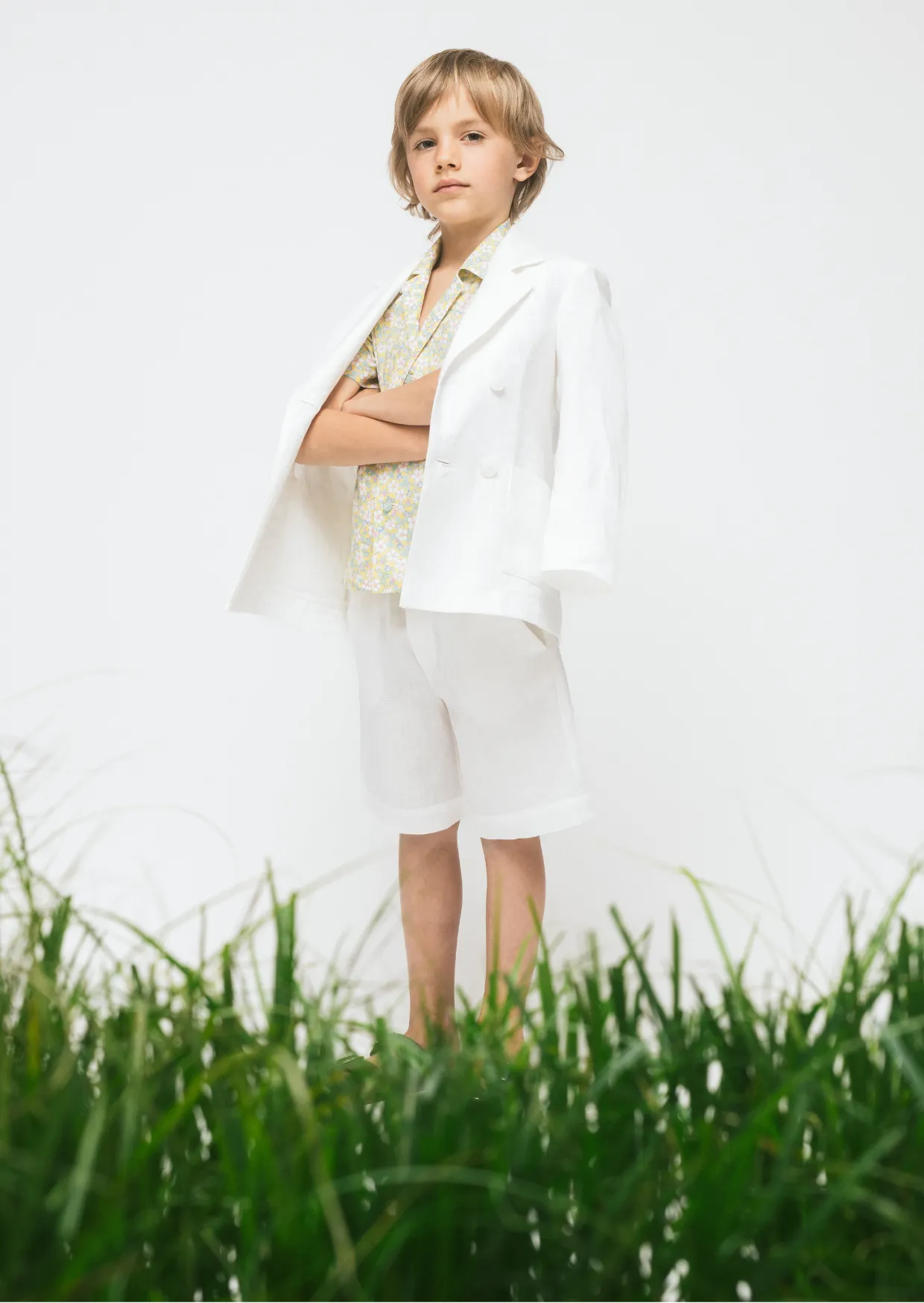 Linen Shorts Classic Cruise, White