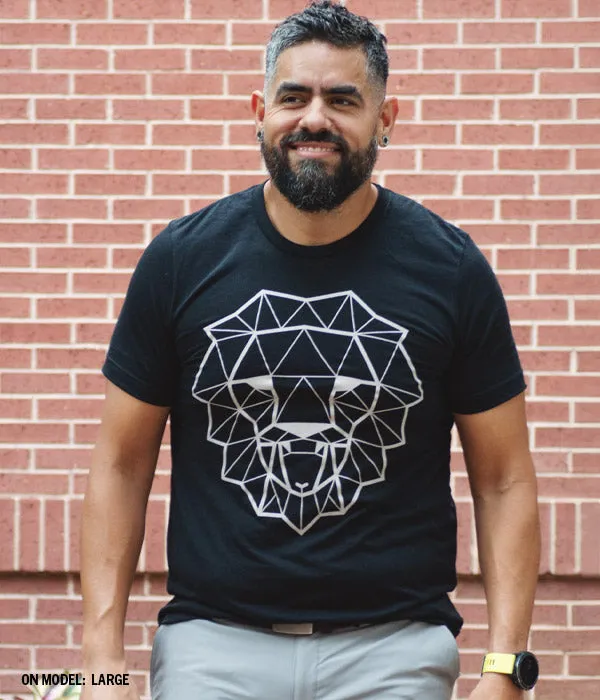Lion & Lamb – Solid Black