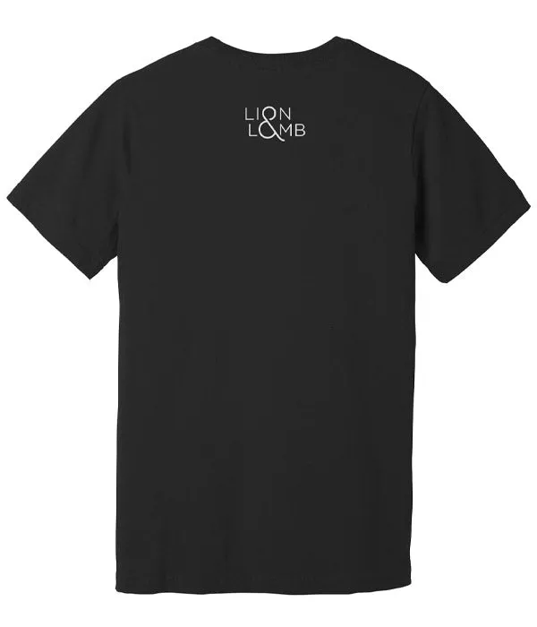 Lion & Lamb – Solid Black