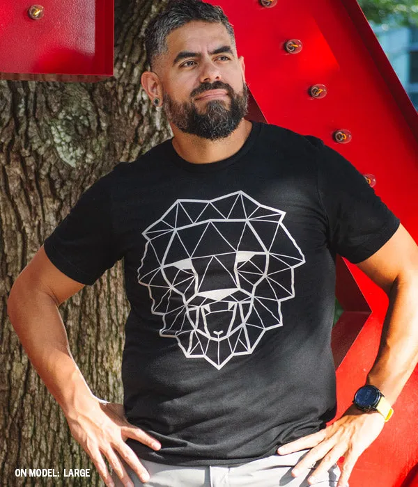 Lion & Lamb – Solid Black