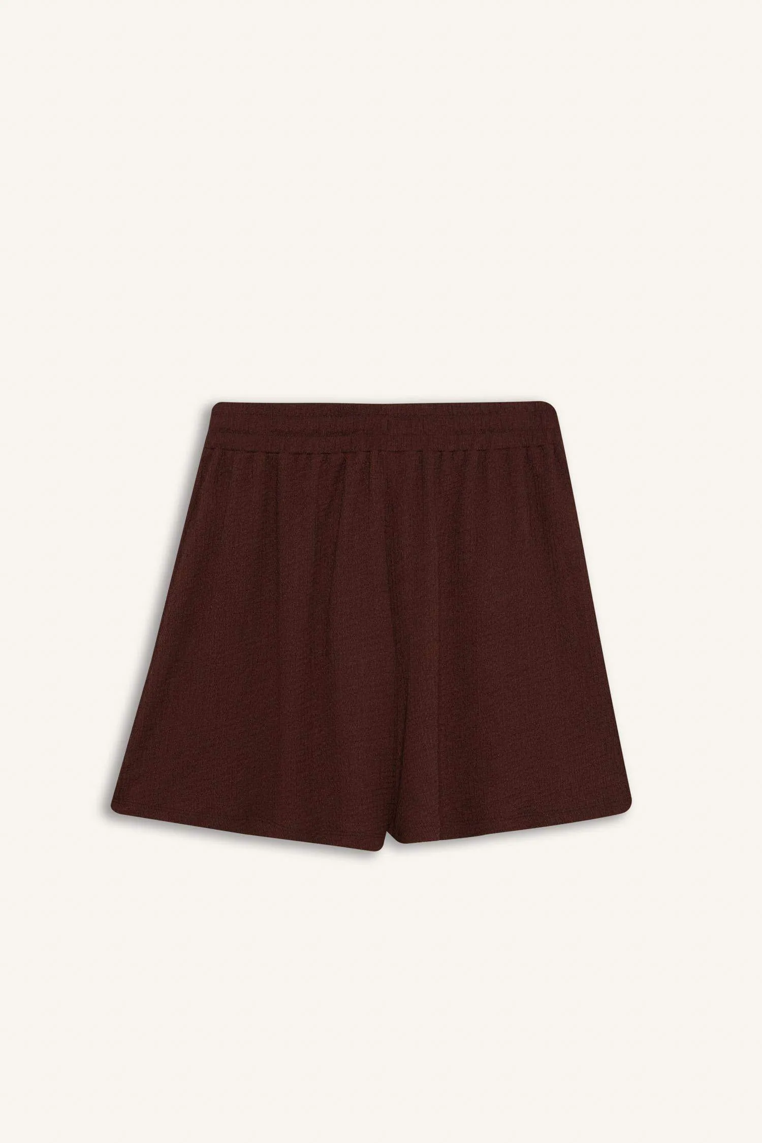 Loose Fit Crepe Shorts