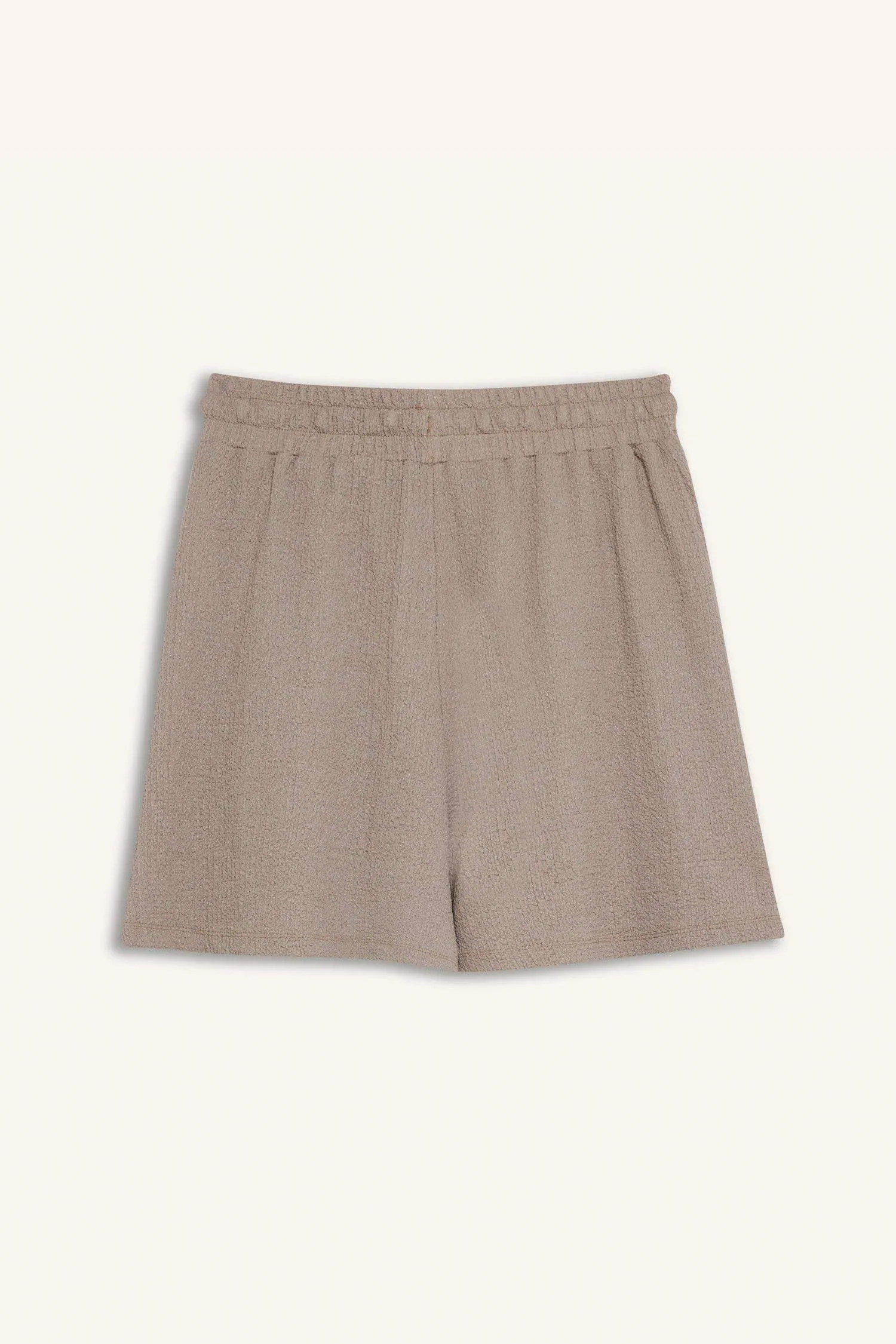 Loose Fit Crepe Shorts