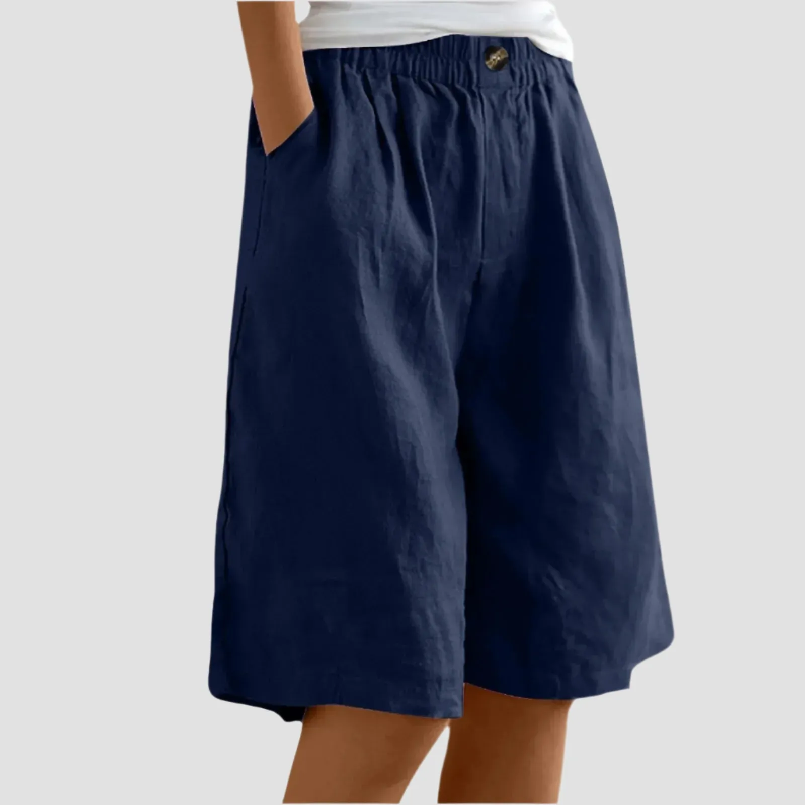 Loose Linen Capris