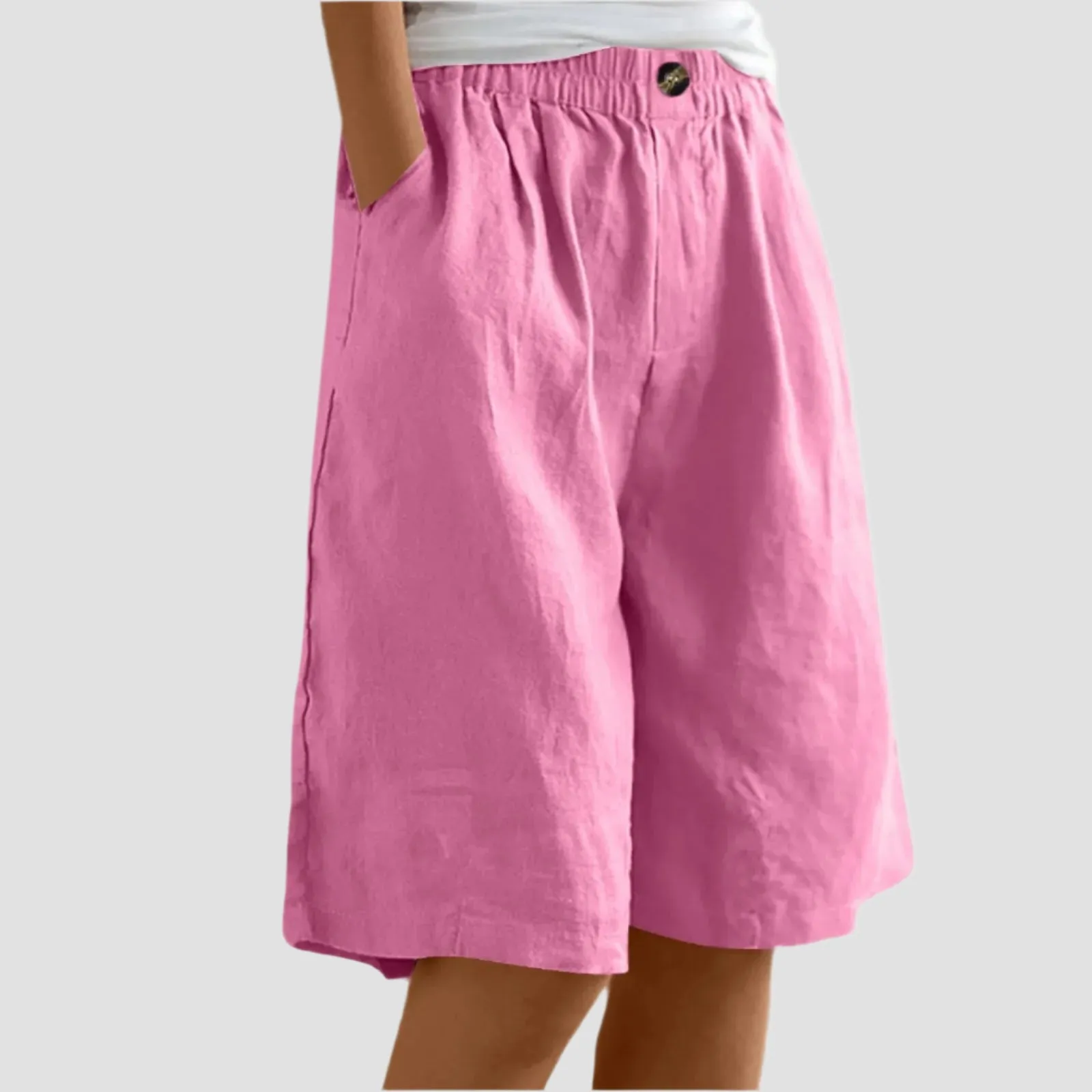 Loose Linen Capris