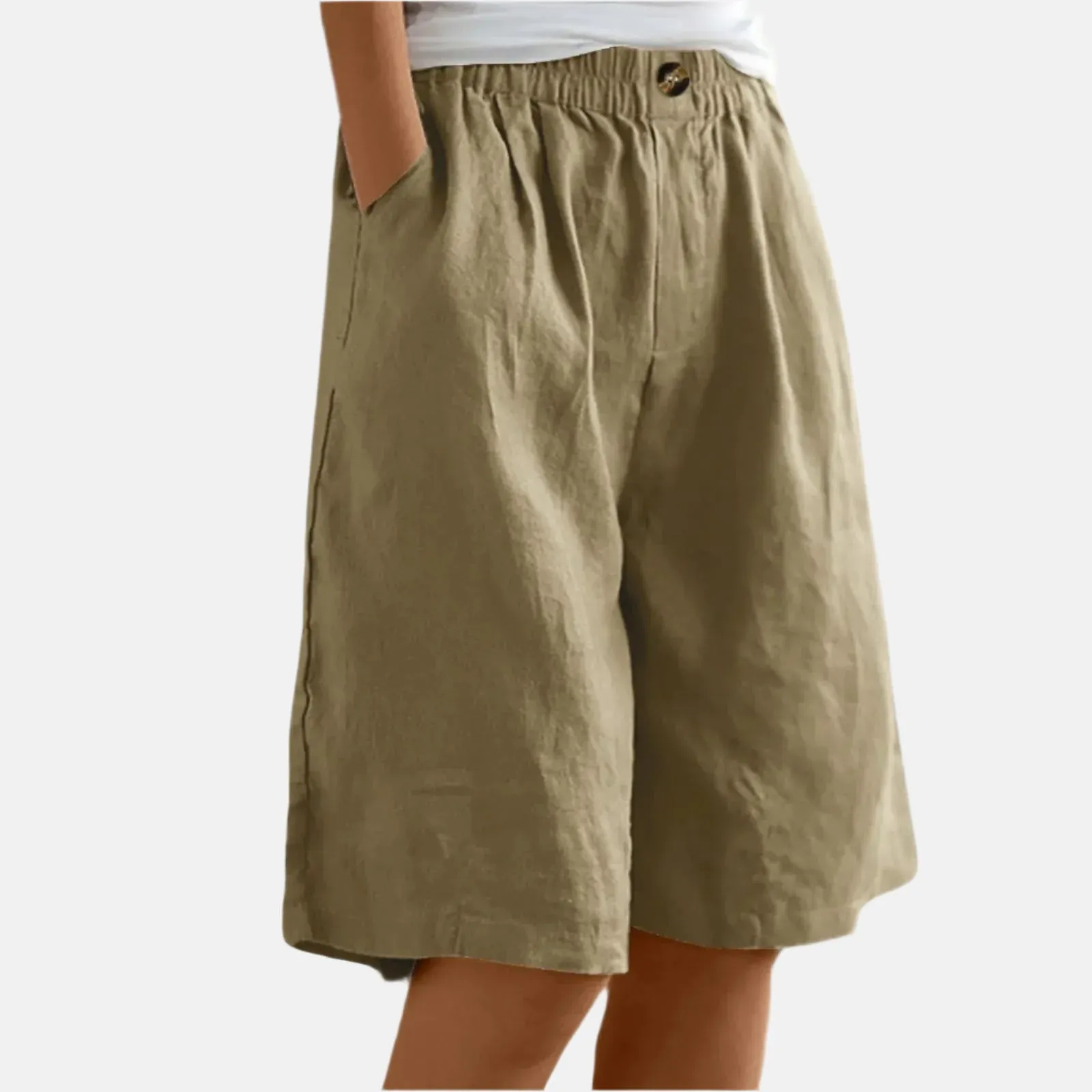 Loose Linen Capris
