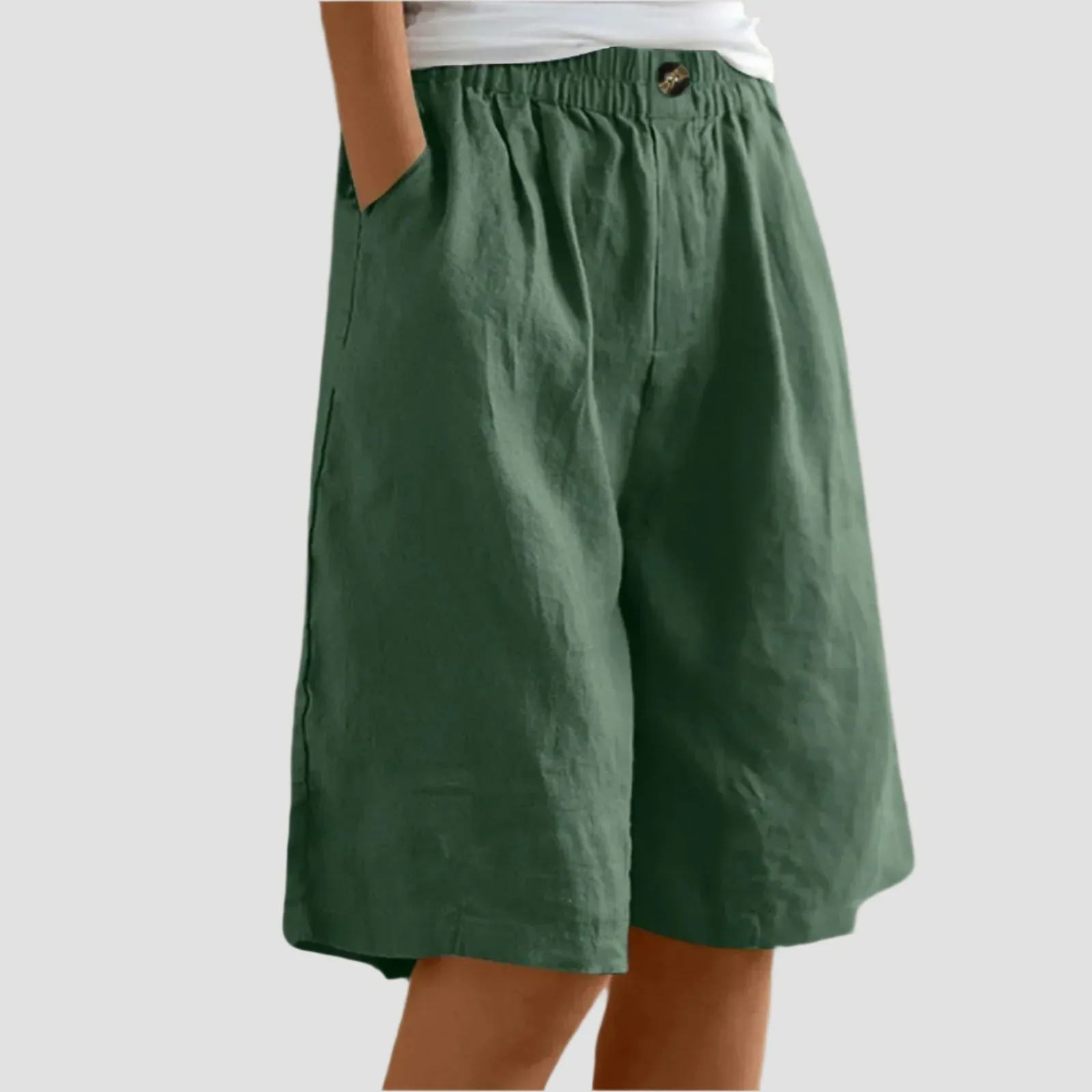 Loose Linen Capris