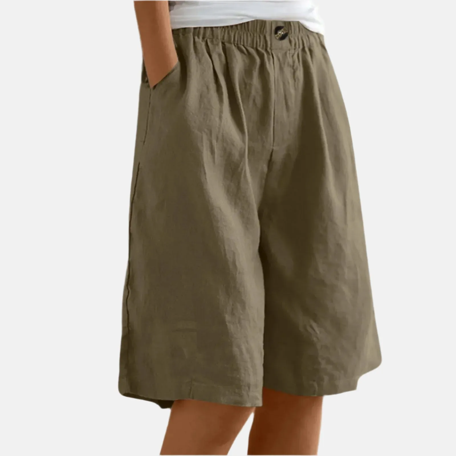 Loose Linen Capris