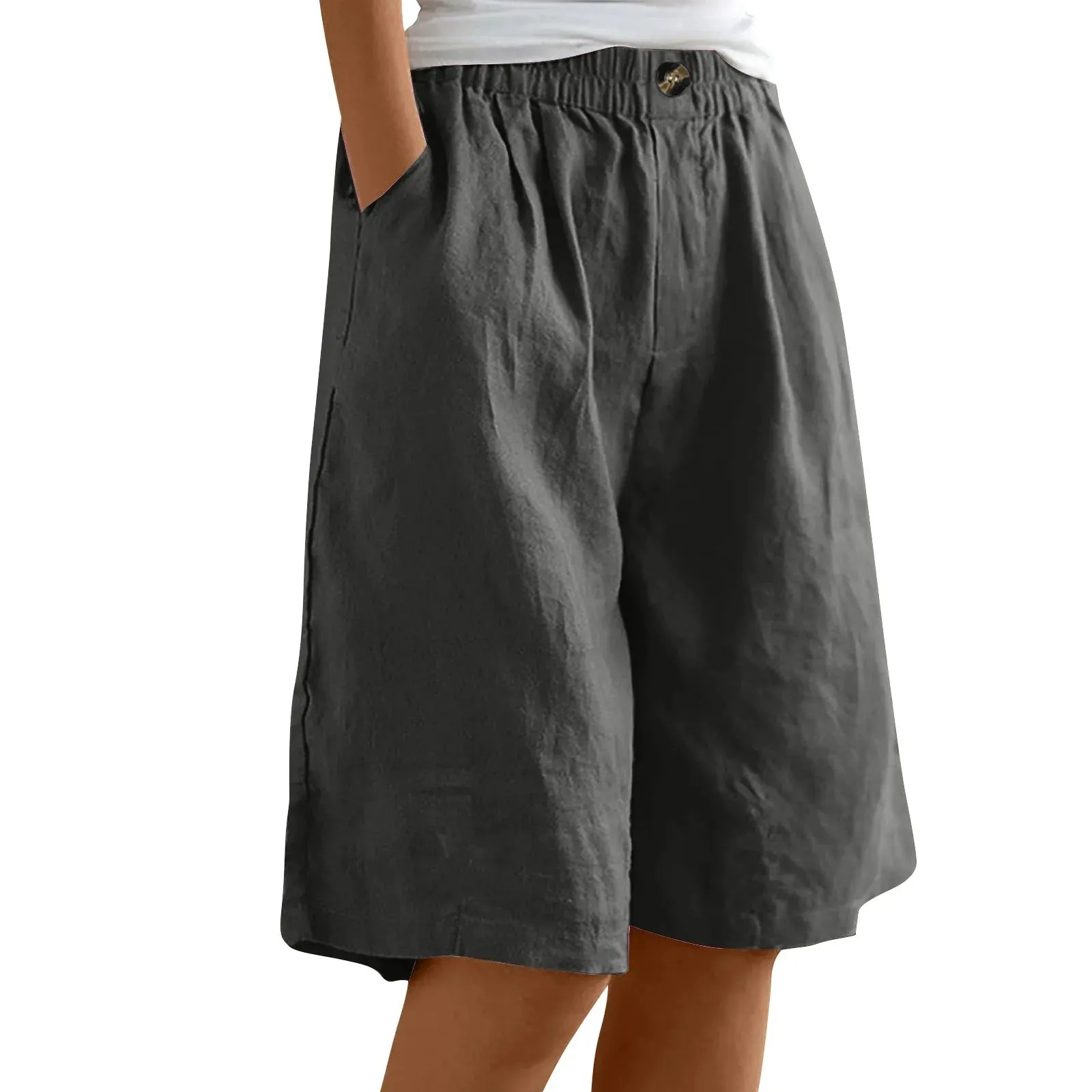 Loose Linen Capris