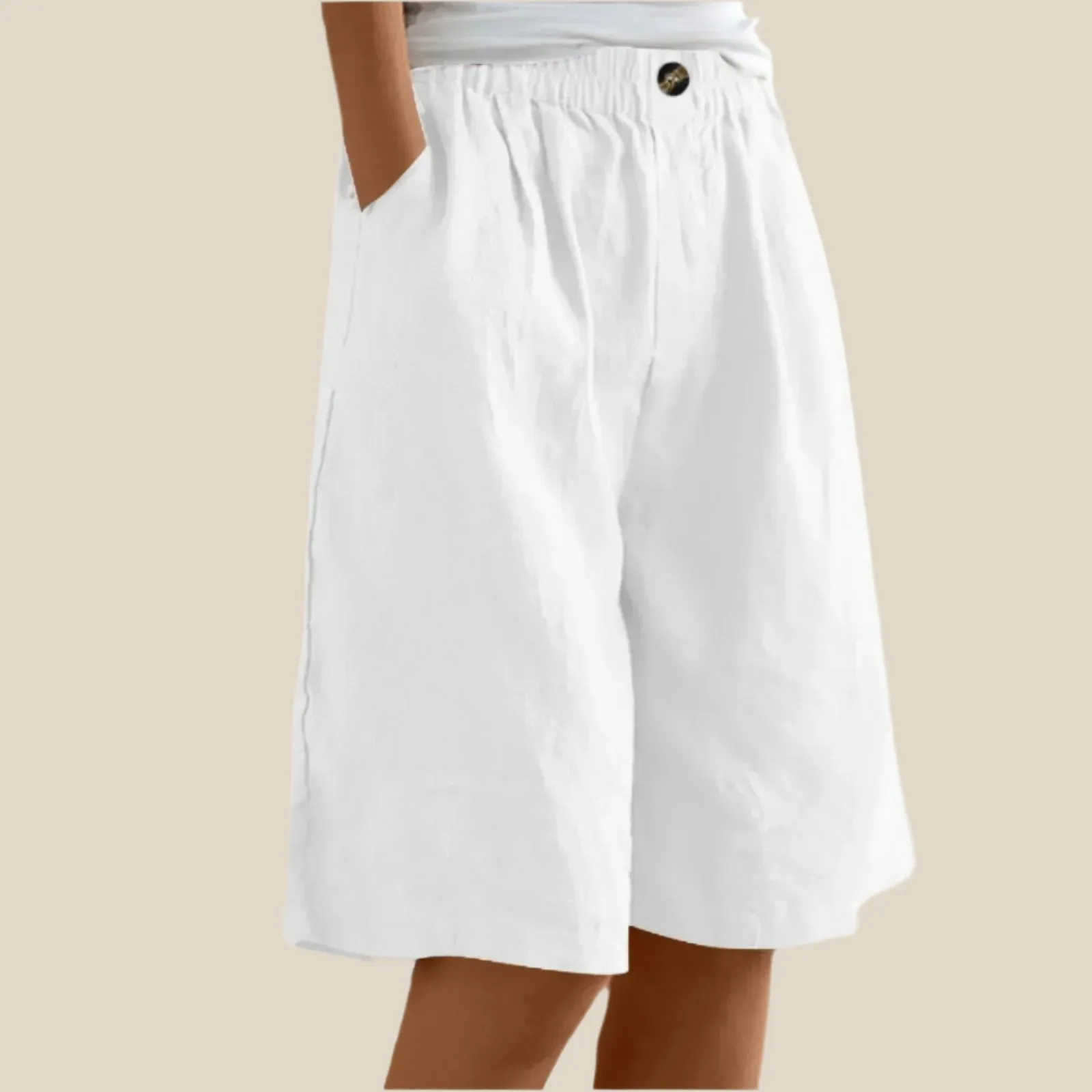 Loose Linen Capris