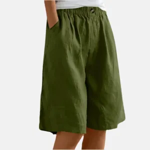 Loose Linen Capris