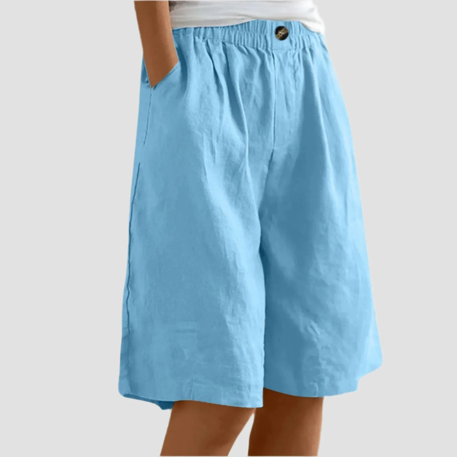 Loose Linen Capris