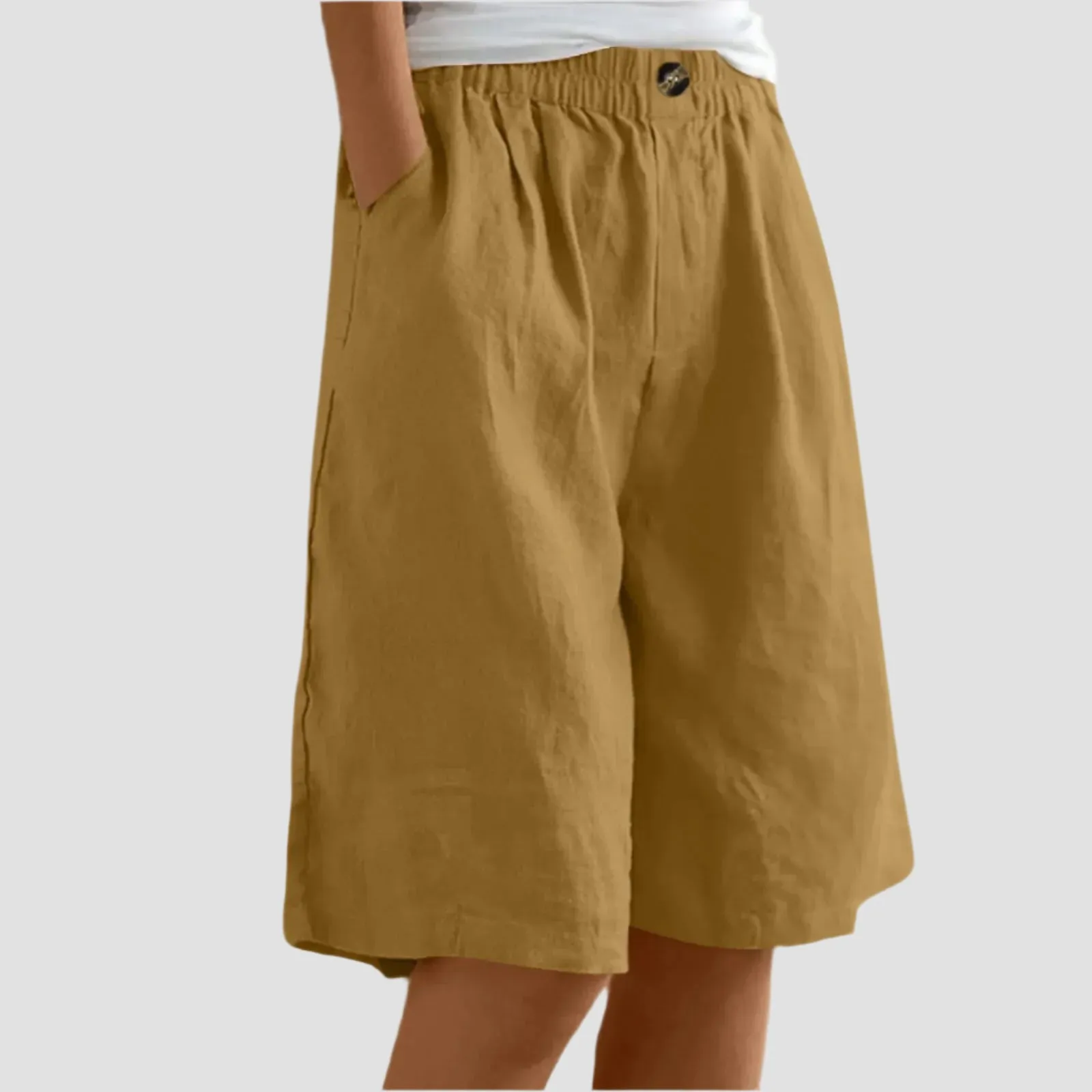 Loose Linen Capris