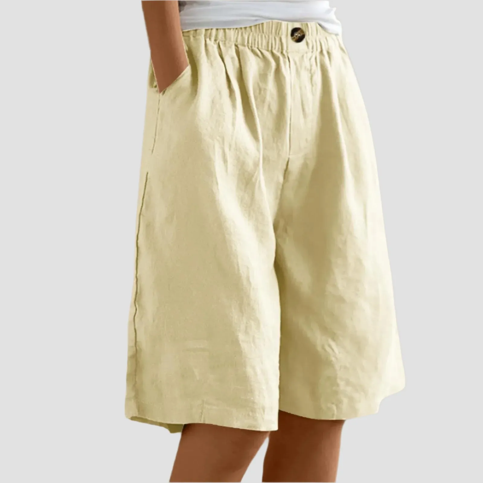 Loose Linen Capris