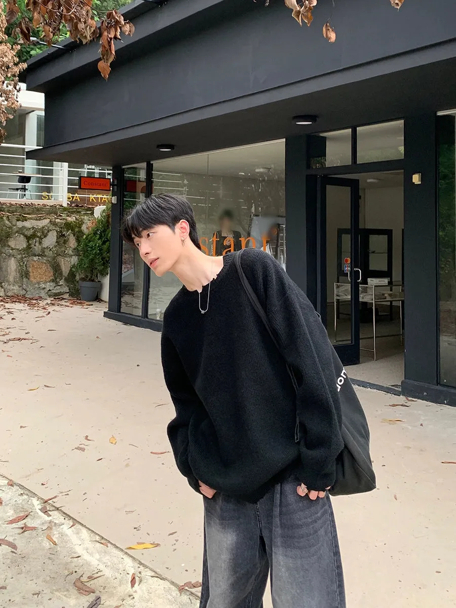 Loose Round Neck Sweater