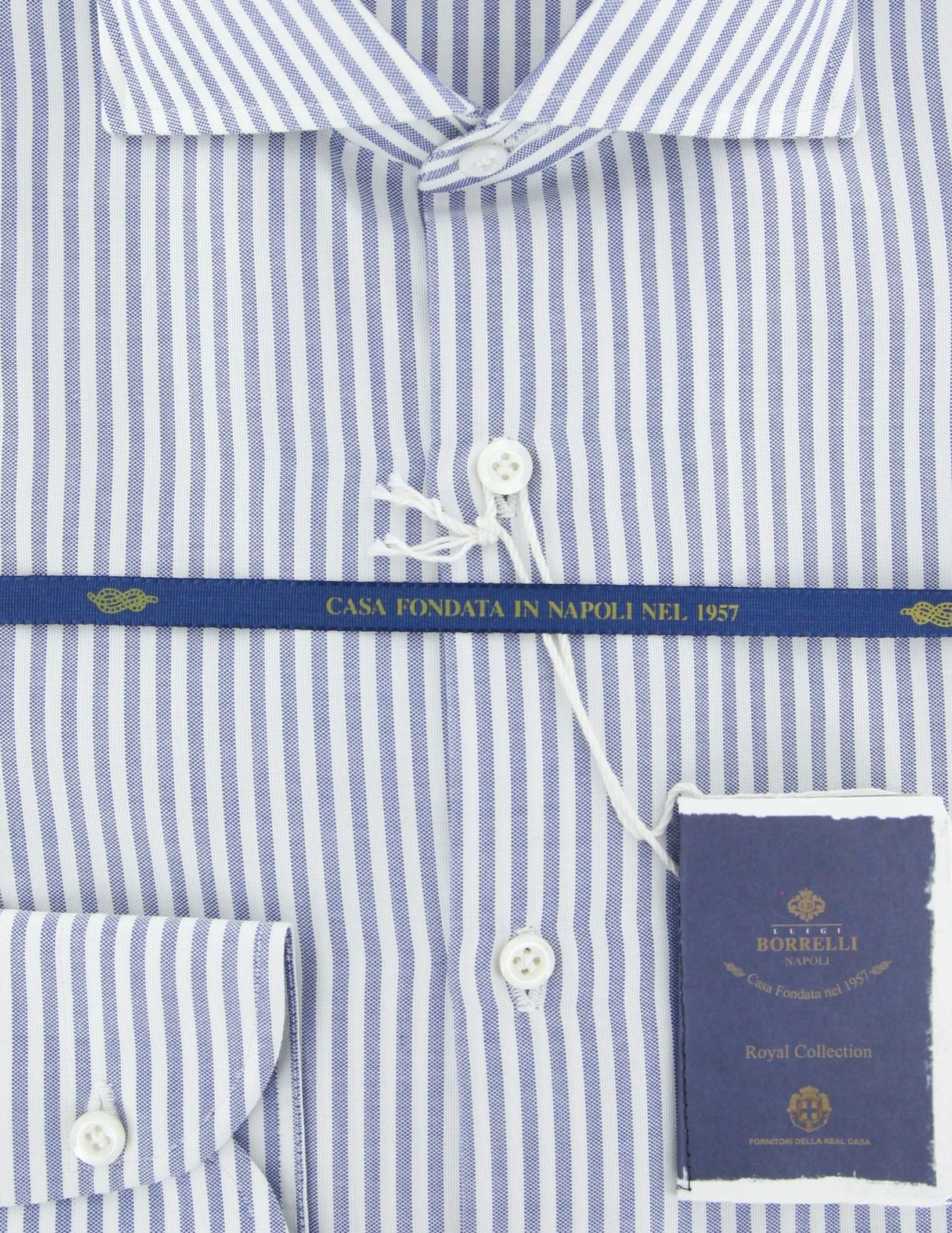 Luigi Borrelli Blue Shirt - Slim