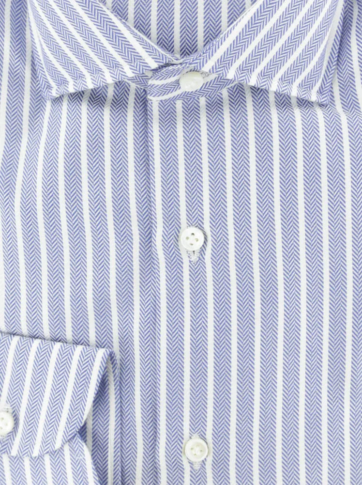 Luigi Borrelli Blue Shirt - Slim