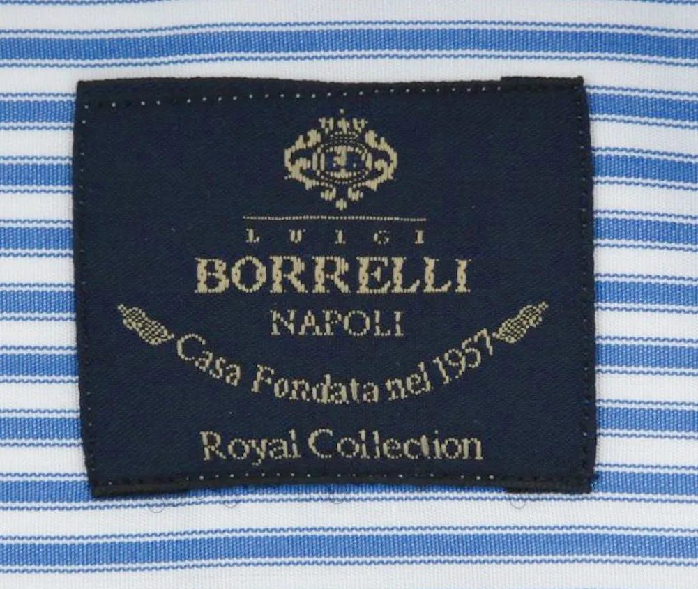 Luigi Borrelli Blue Shirt - Slim