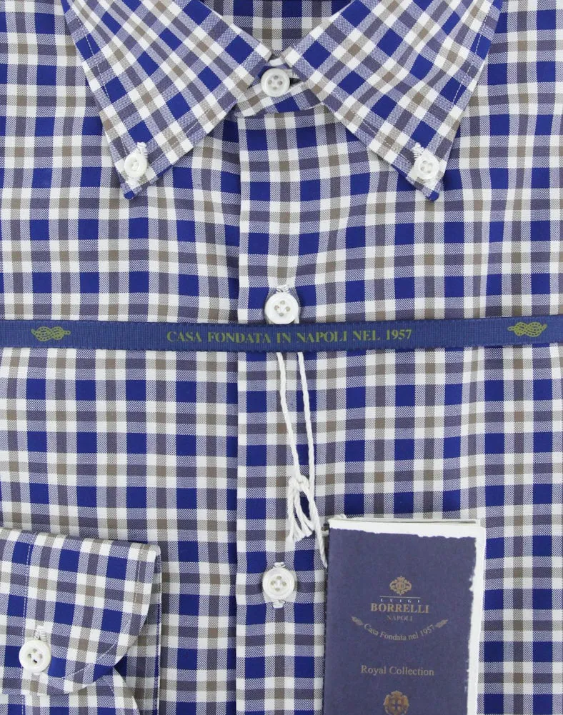 Luigi Borrelli Blue Shirt - Slim
