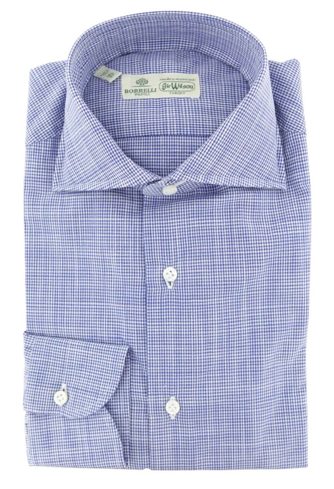 Luigi Borrelli Blue Shirt - Slim