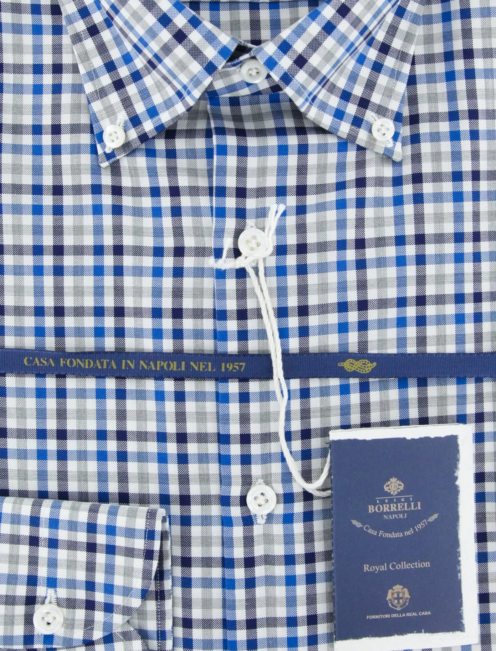 Luigi Borrelli Blue Shirt - Slim