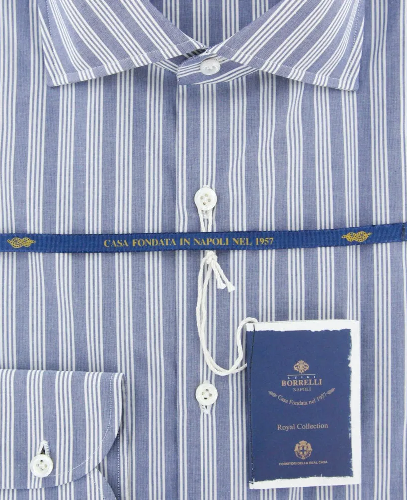 Luigi Borrelli Blue Shirt - Slim