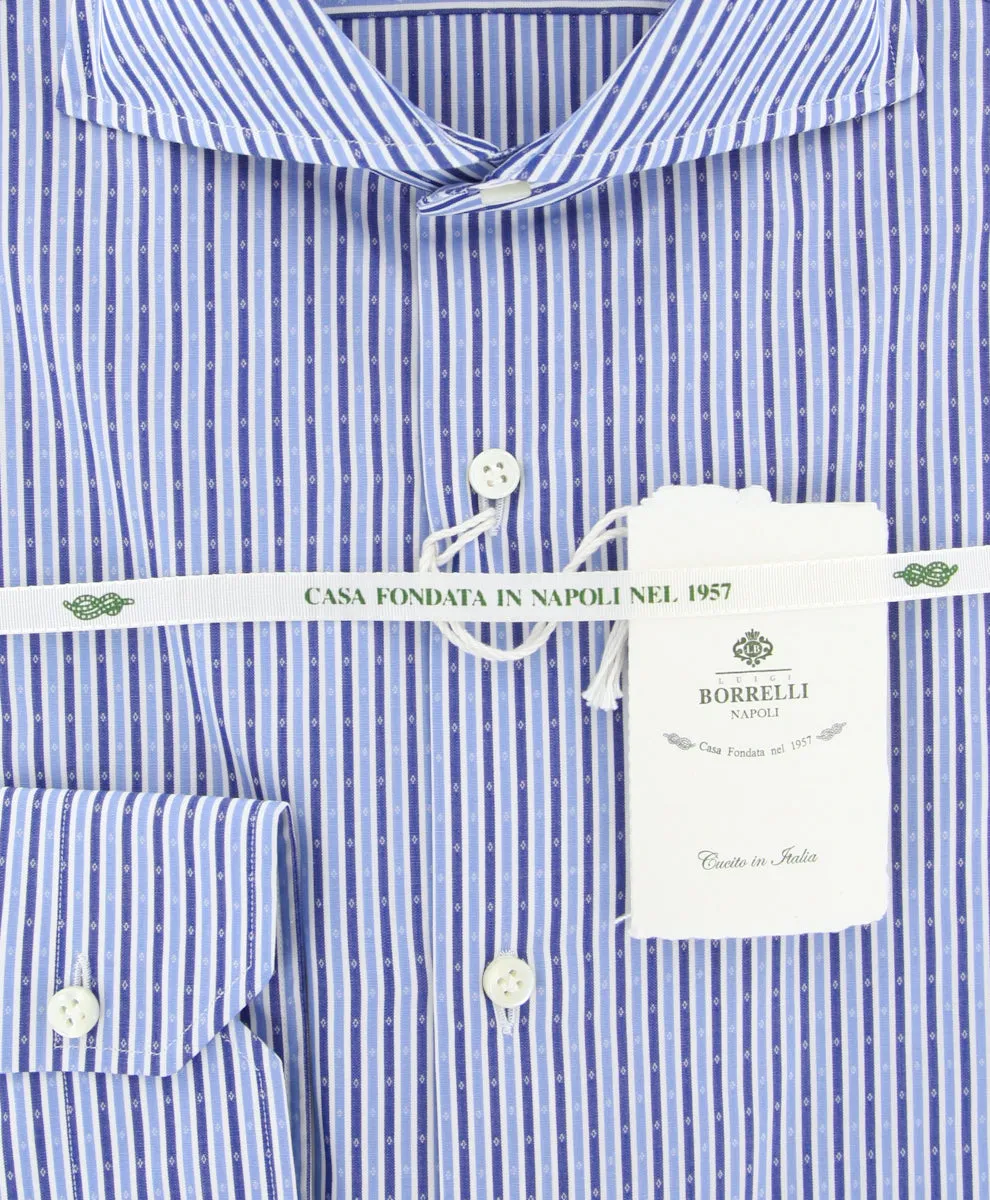 Luigi Borrelli Blue Shirt - Slim