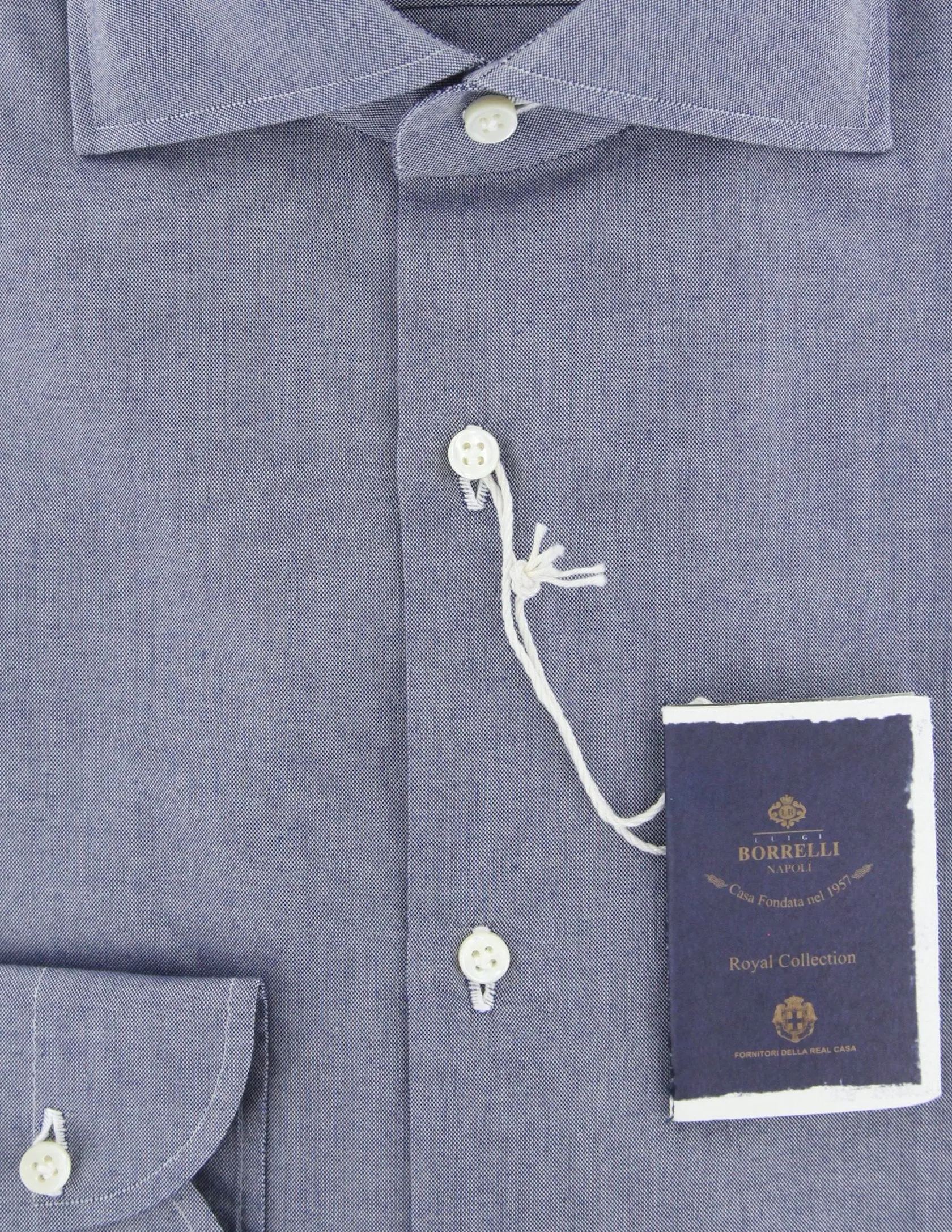 Luigi Borrelli Blue Shirt - Slim