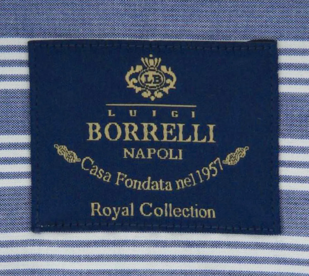 Luigi Borrelli Blue Shirt - Slim