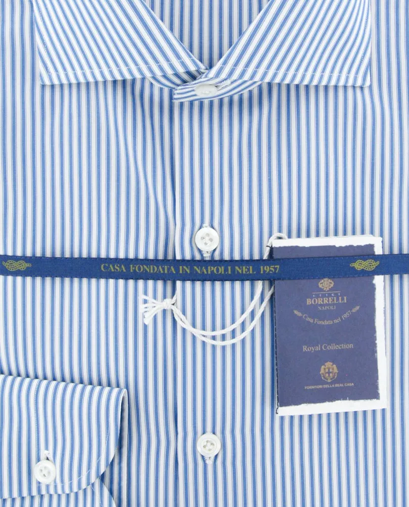 Luigi Borrelli Blue Shirt - Slim