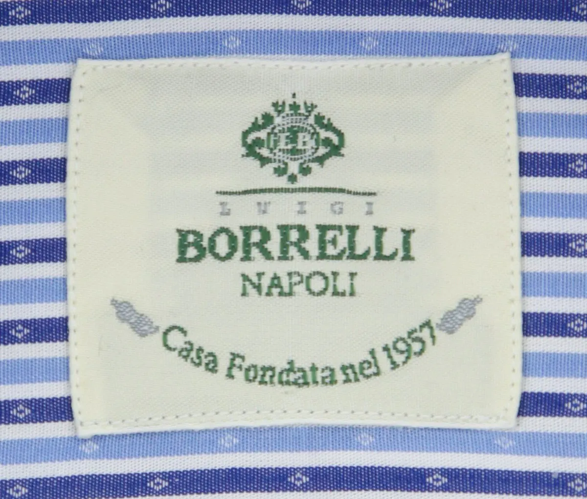 Luigi Borrelli Blue Shirt - Slim