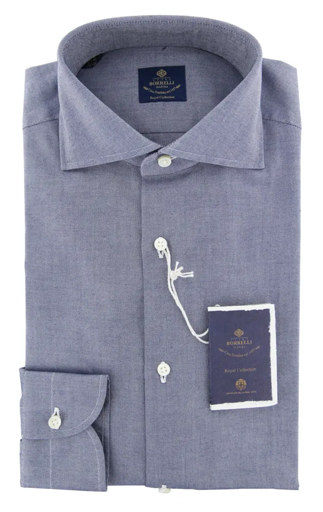 Luigi Borrelli Blue Shirt - Slim
