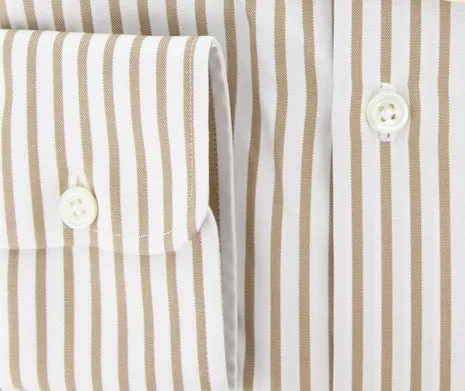 Luigi Borrelli Brown Shirt – Size: 16 US / 41 EU