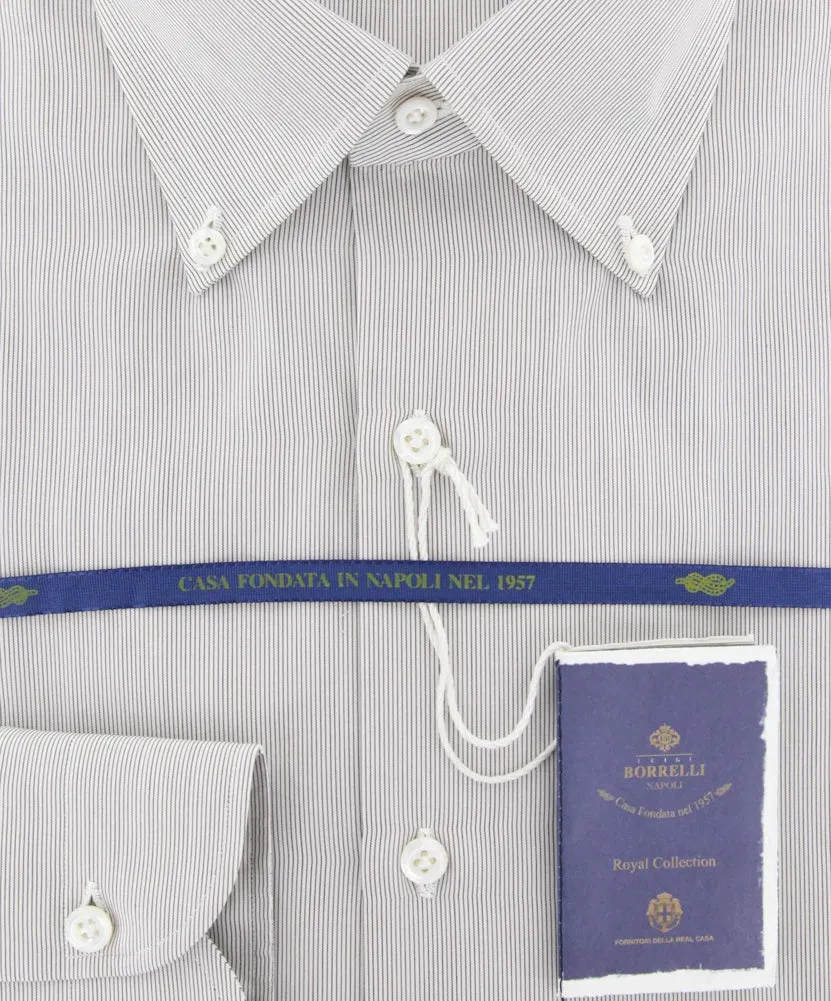 Luigi Borrelli Brown Shirt - Slim