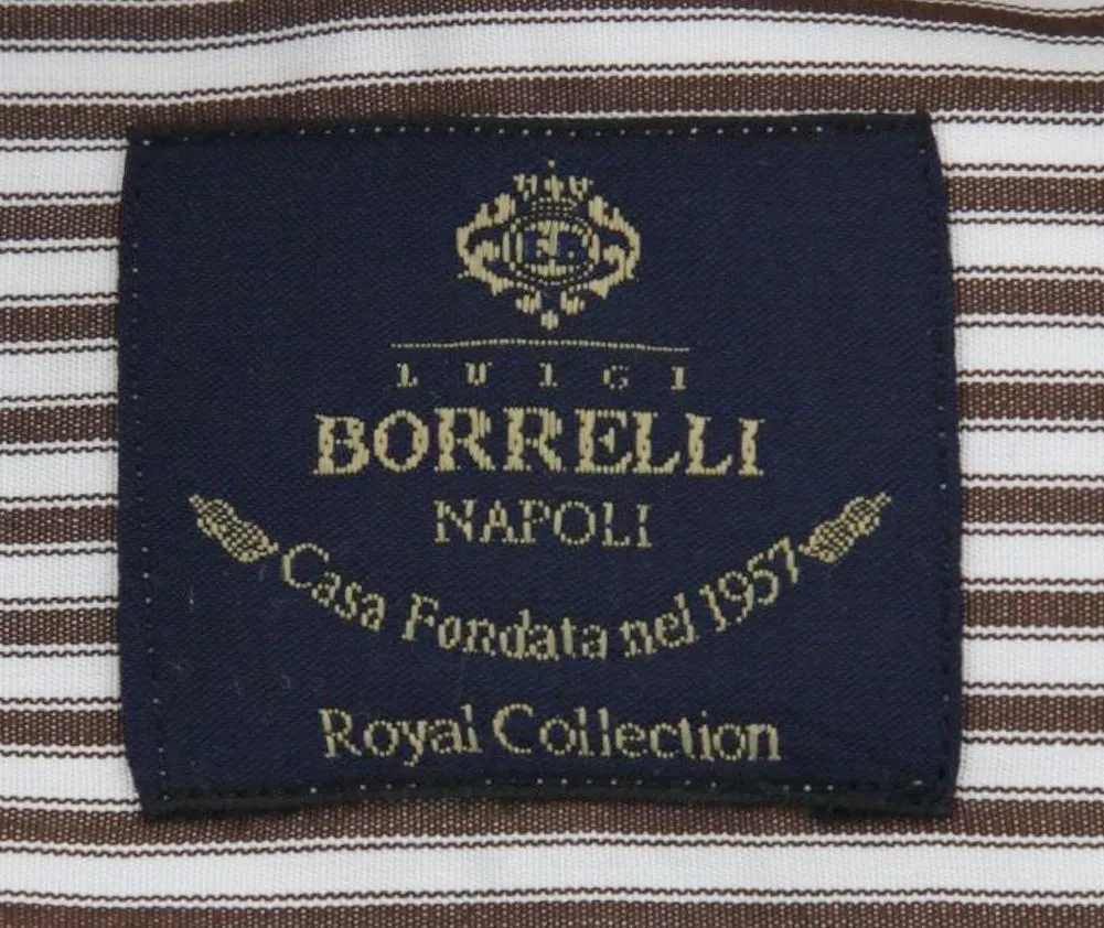 Luigi Borrelli Brown Shirt - Slim