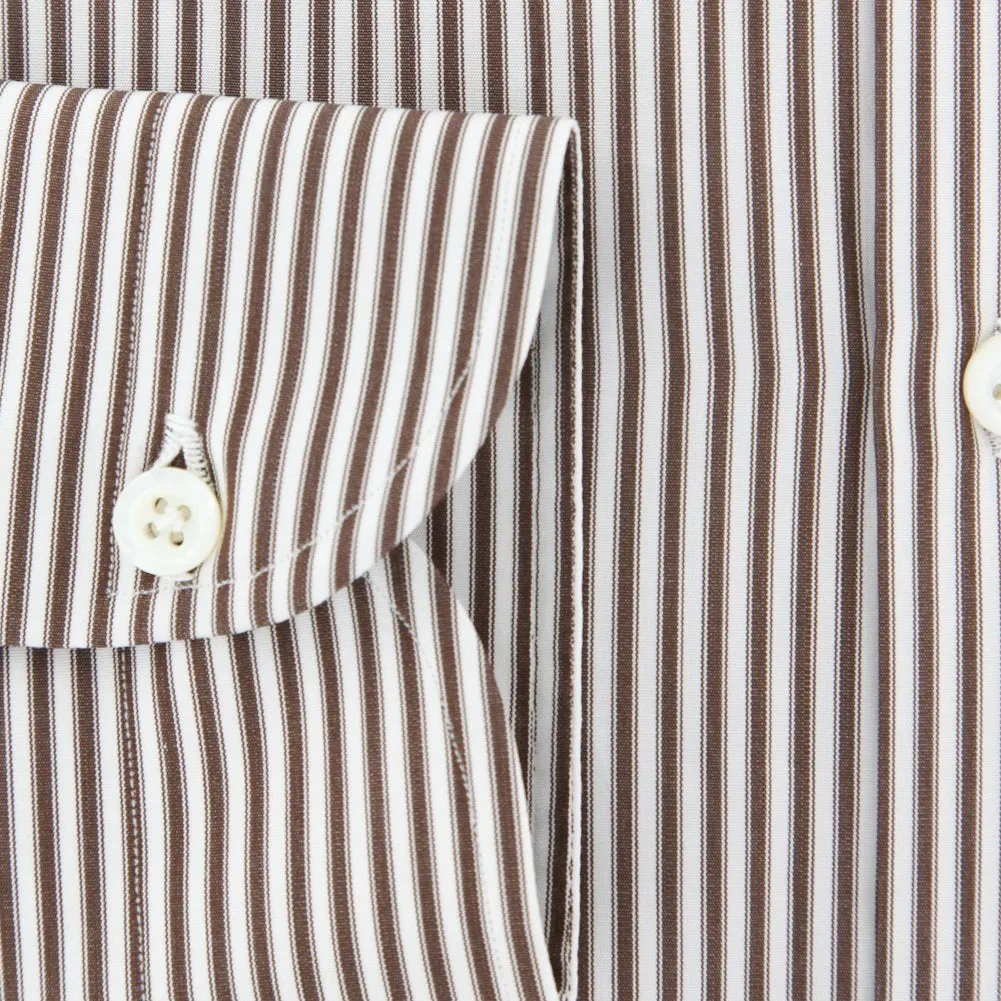 Luigi Borrelli Brown Shirt - Slim