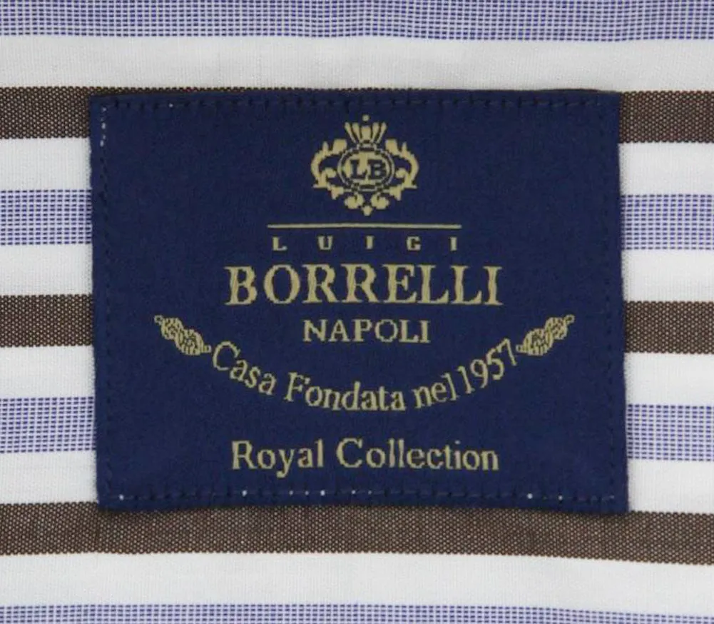 Luigi Borrelli Brown Shirt - Slim