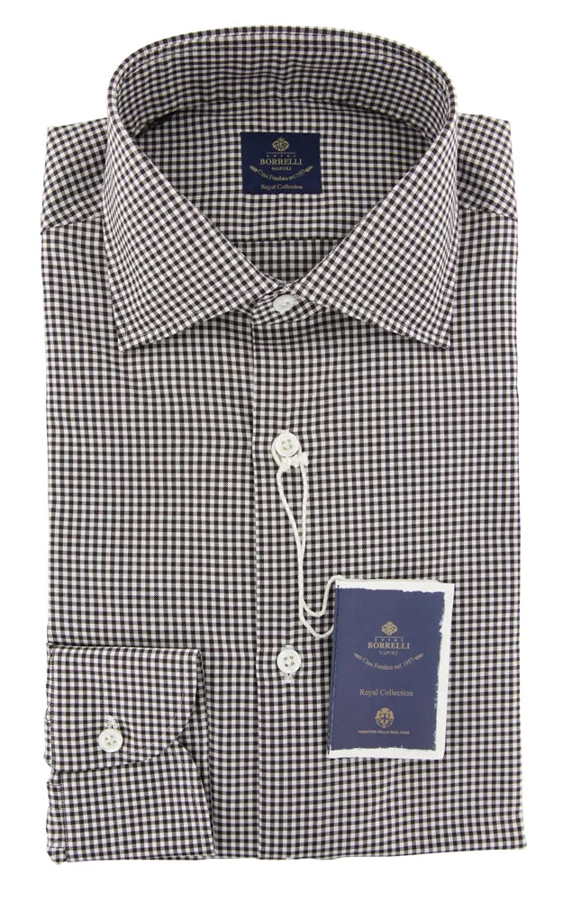 Luigi Borrelli Brown Shirt - Slim