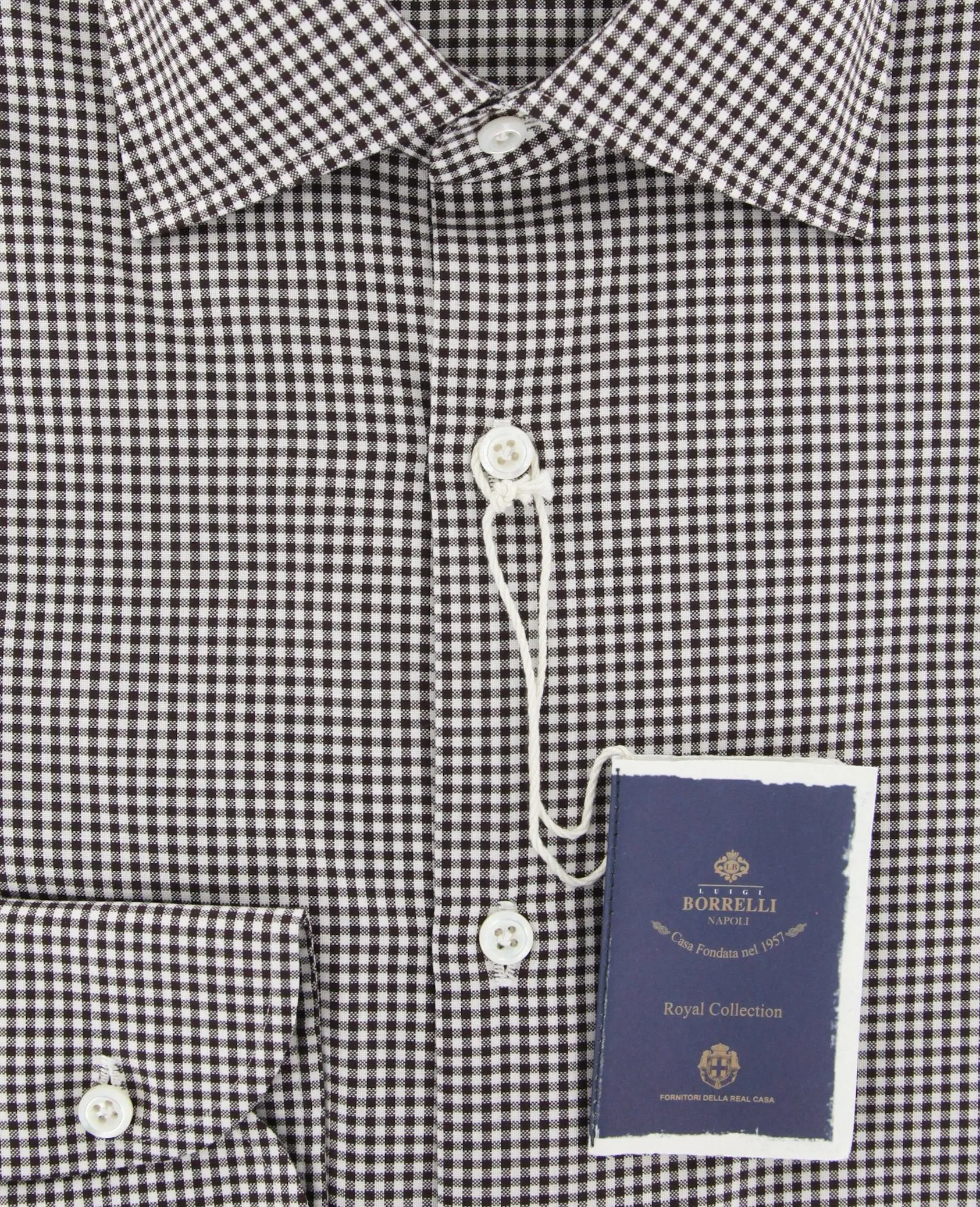 Luigi Borrelli Brown Shirt - Slim