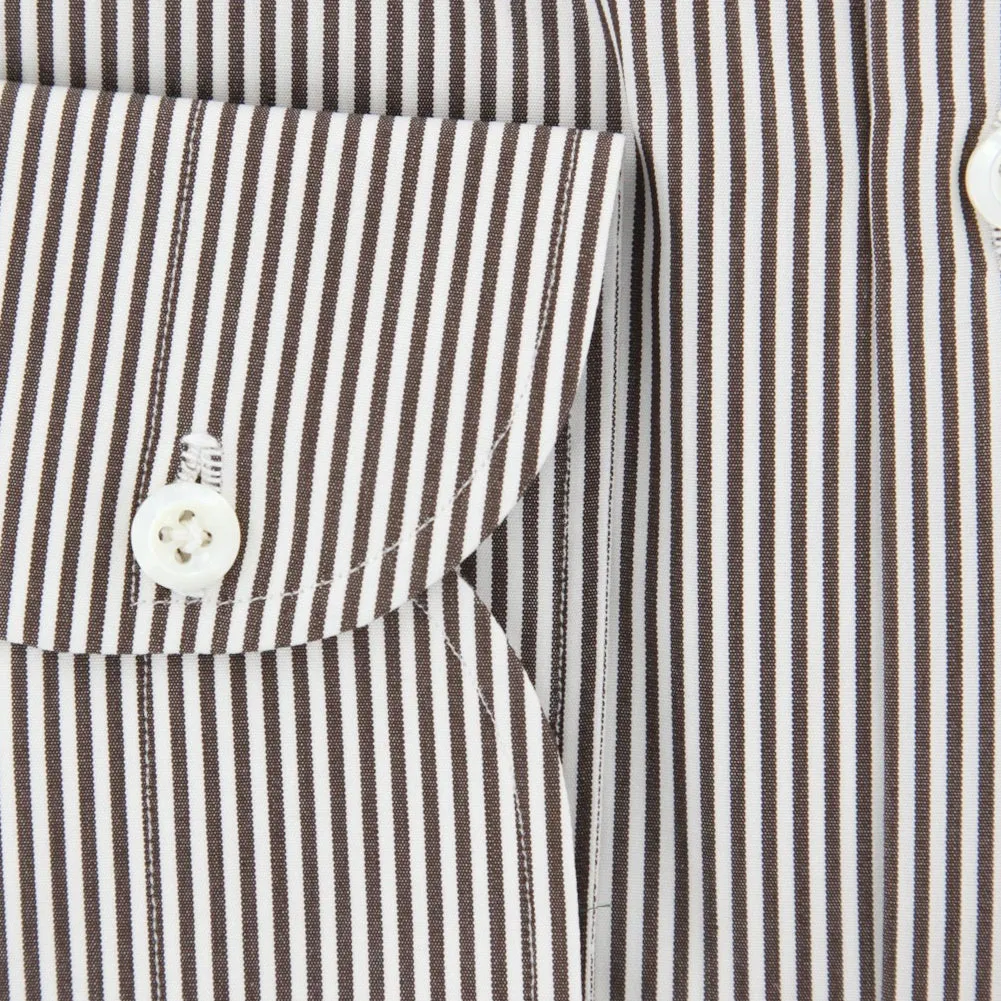 Luigi Borrelli Brown Shirt - Slim